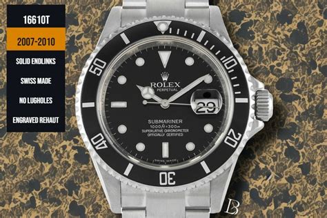 rolex submariner 16610 evolution|rolex 16610 timeline.